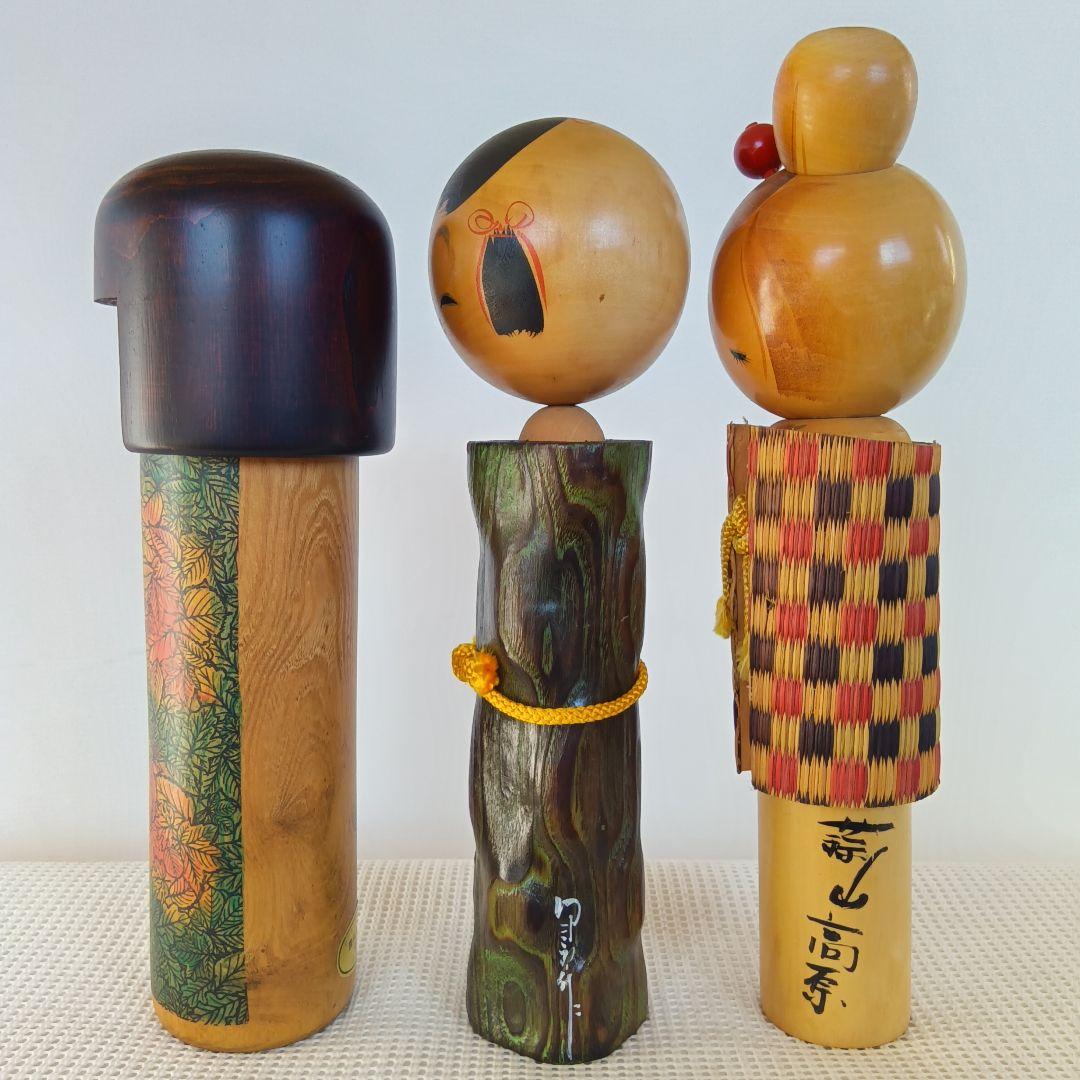創作こけし 5体まとめて