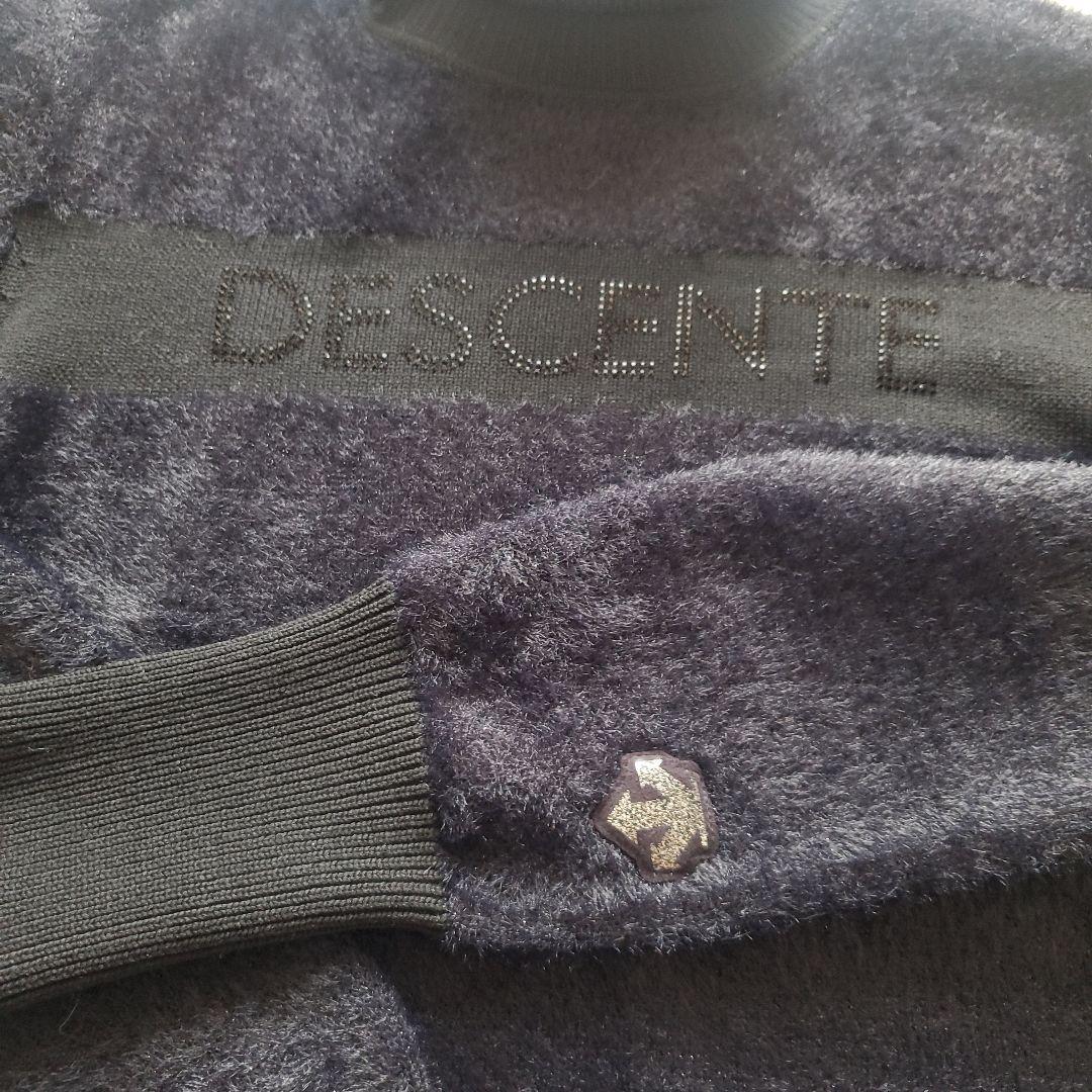 i*✨様 DESCENTE CRYSTAL ラメミックスシャギータートルネックセ