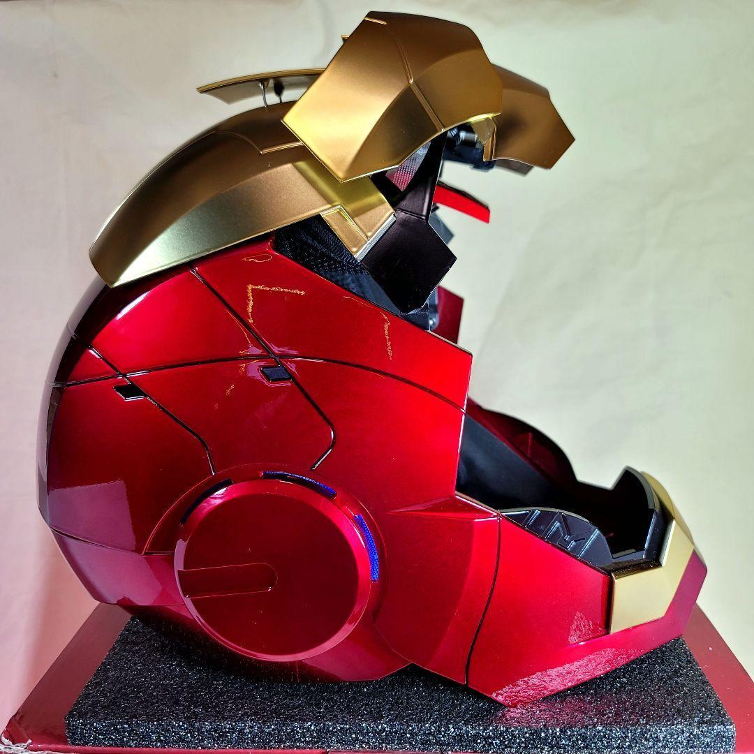 【アイアンマン】最新モデル 音声自動開閉マスク LED マーク5 ヘルメット