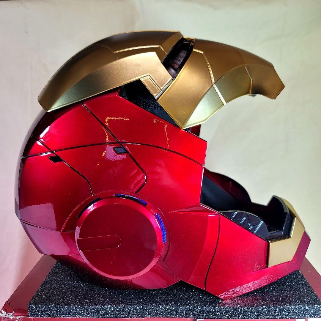 【アイアンマン】最新モデル 音声自動開閉マスク LED マーク5 ヘルメット