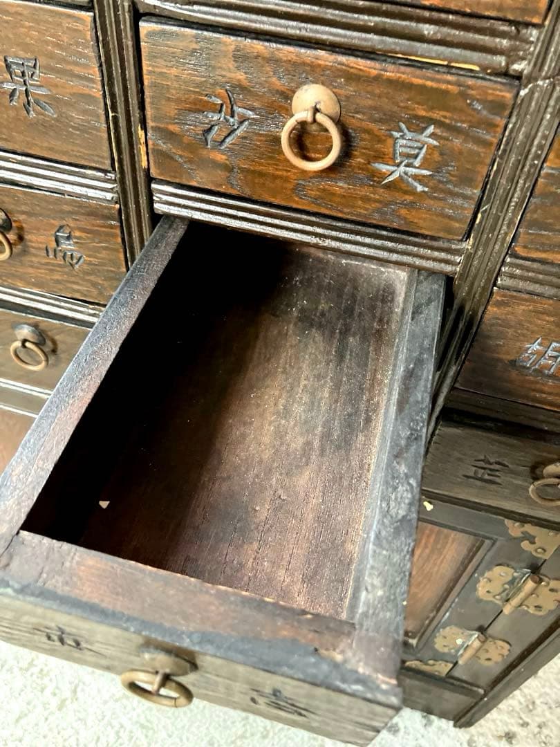 アンティーク　李朝　薬箪笥　訳あり