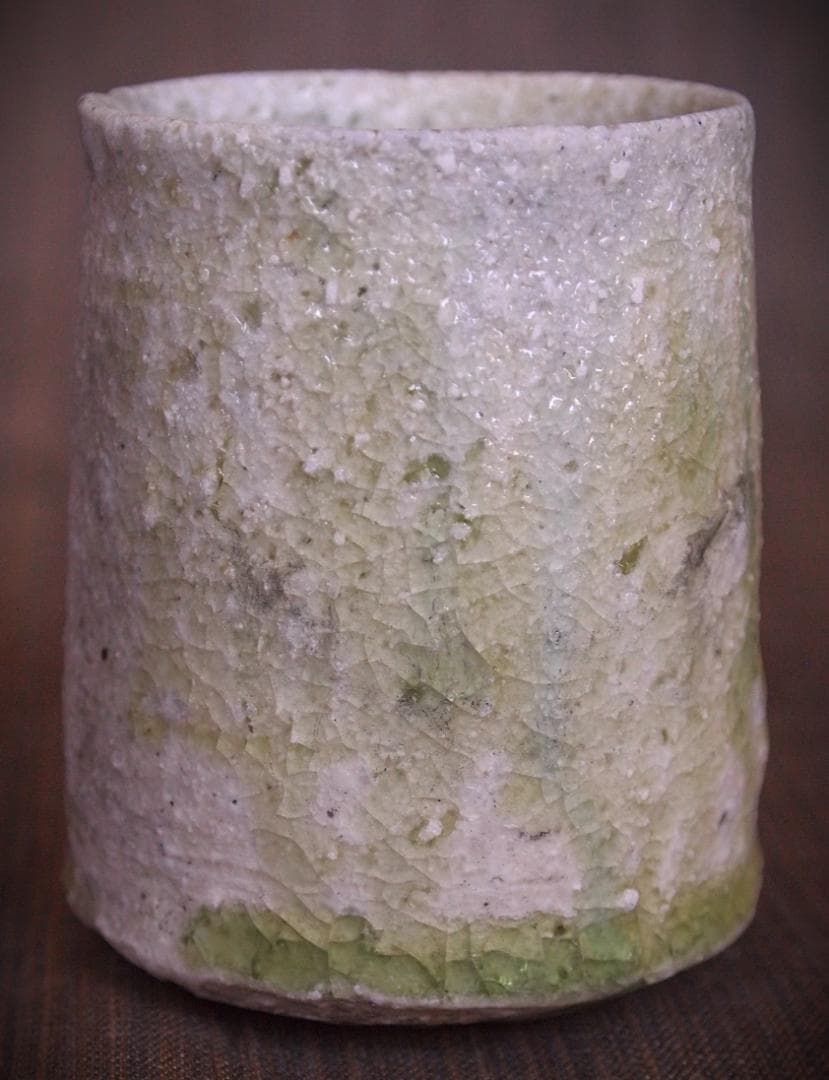 人気作家★辻村唯【師＆父：辻村史郎】★自然釉（窯変）湯のみAA