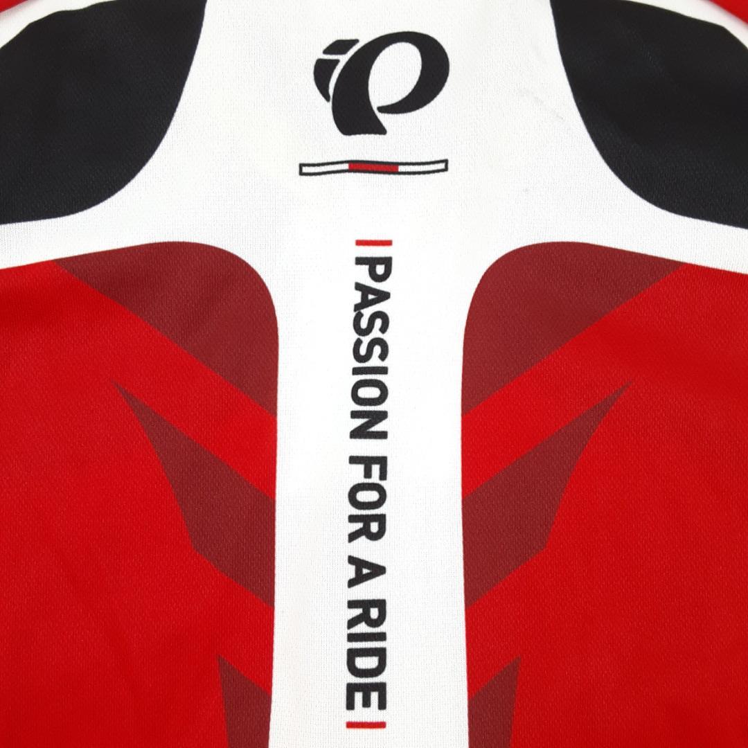 美品◎PEARL IZUMI SHIMANO サイクリングウェア上下セット 赤黒