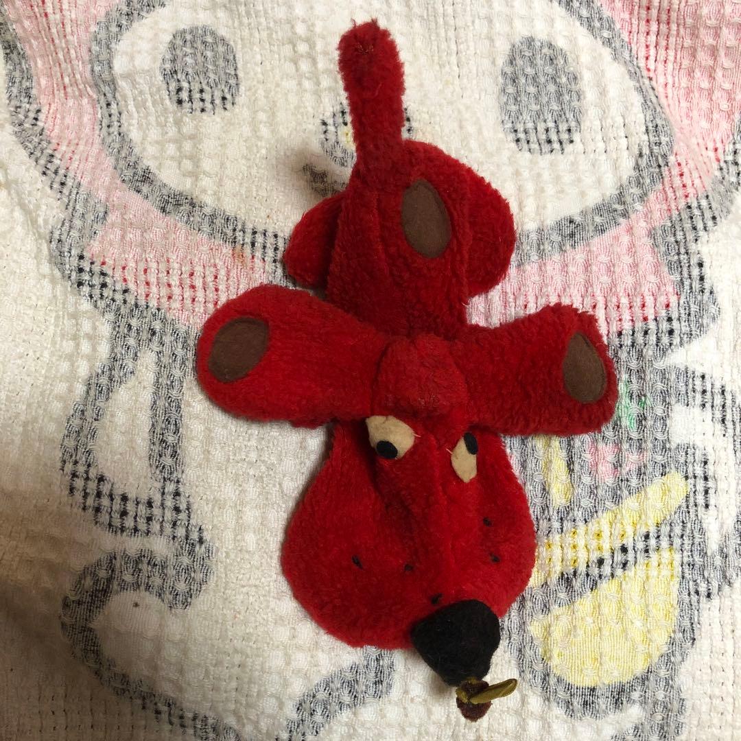 サンリオの初期　山梨シルクセンター　犬　ぬいぐるみ　昭和レトロ　ヴィンテージ