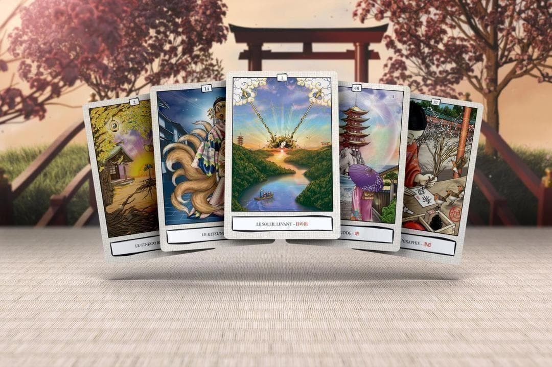 【正規品オラクルカード】レア！海外から日本文化を描く✨日出ずる神託のカード