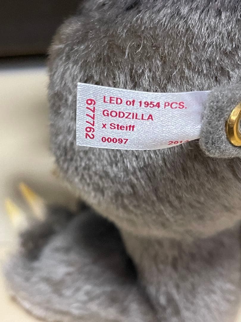 シュタイフ　テディベア　ゴジラ　1954体限定品