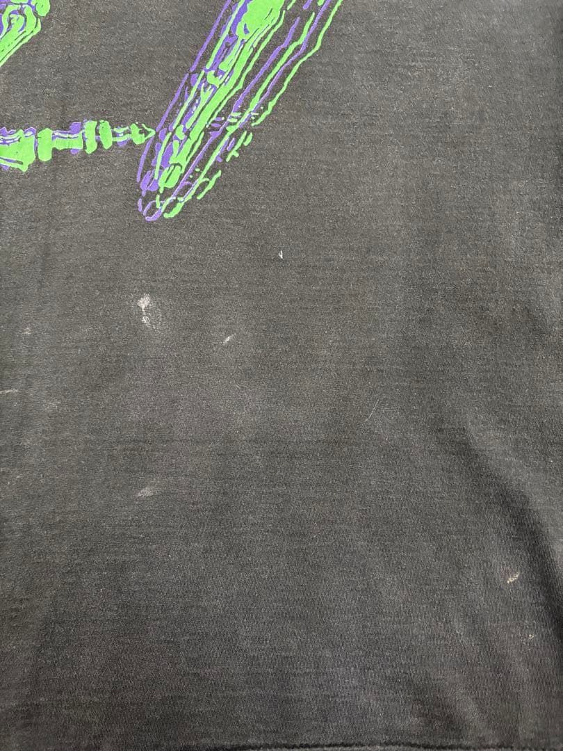 90s L7 tee XL giantタグ　両面スカルハンド