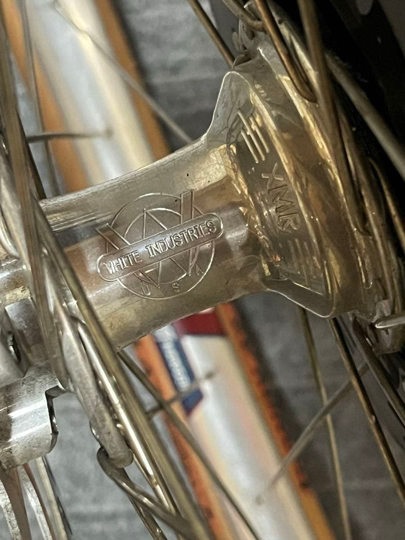 650B手組みセットSONダイナモWhite XMR12mmQR bluelug