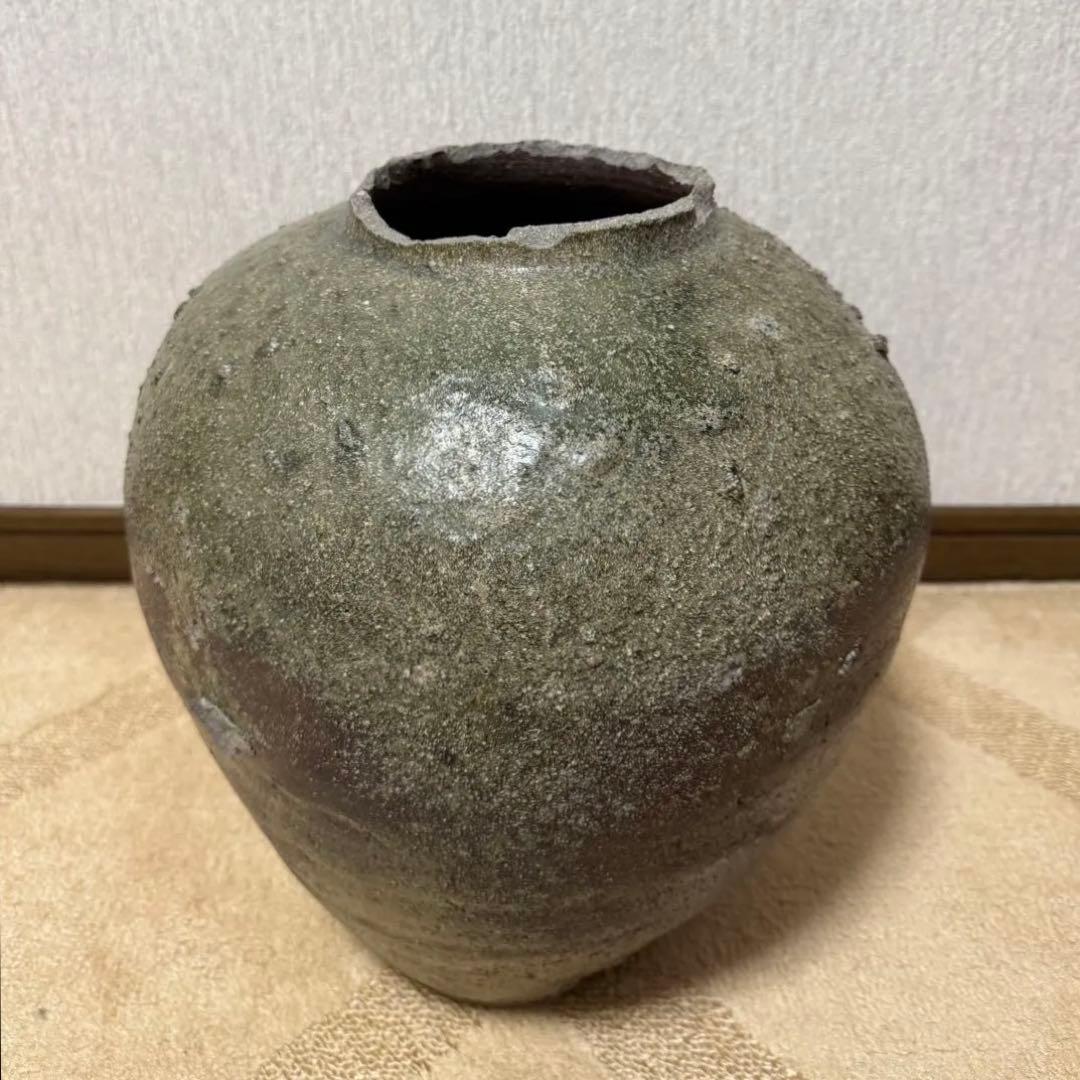 古丹波 壺 鎌倉時代 室町時代 備丹 窯印 古備前 古越前 古信楽 古美術 骨董