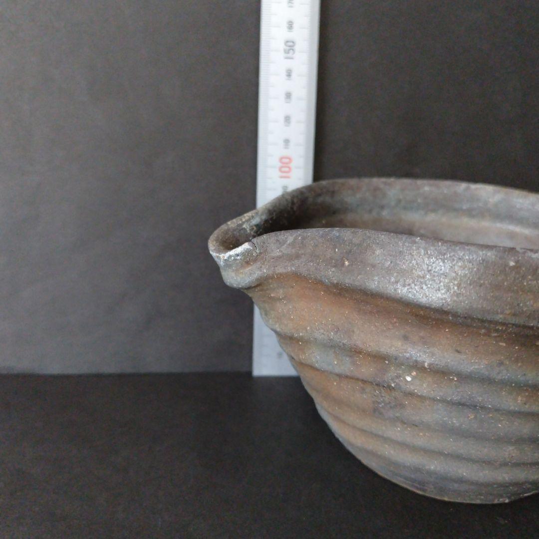 陶器　焼締め　片口　片口鉢　作家もの