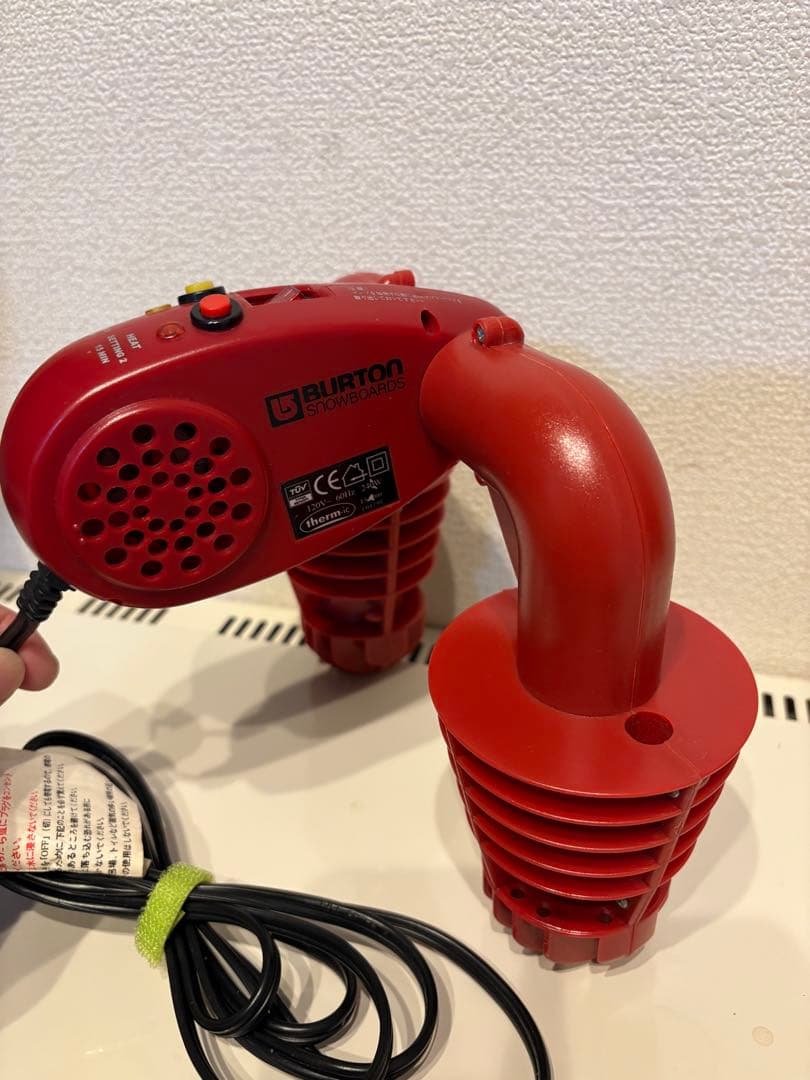 BURTON スノーボード ブーツ乾燥機 レッド