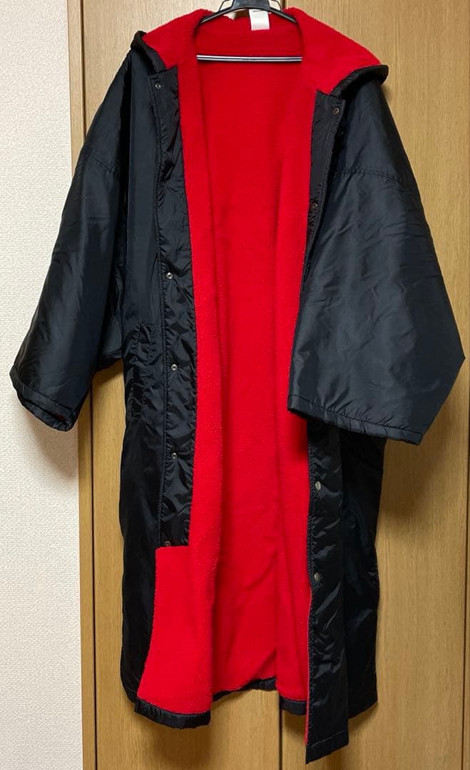 adidas ベンチコート　デサント　アディダス　ビッグロゴ　ビンテージ　裏ボア