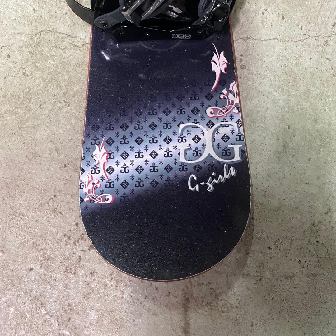 スノーボード　キャリーケース付　初心者　女性用　142cm