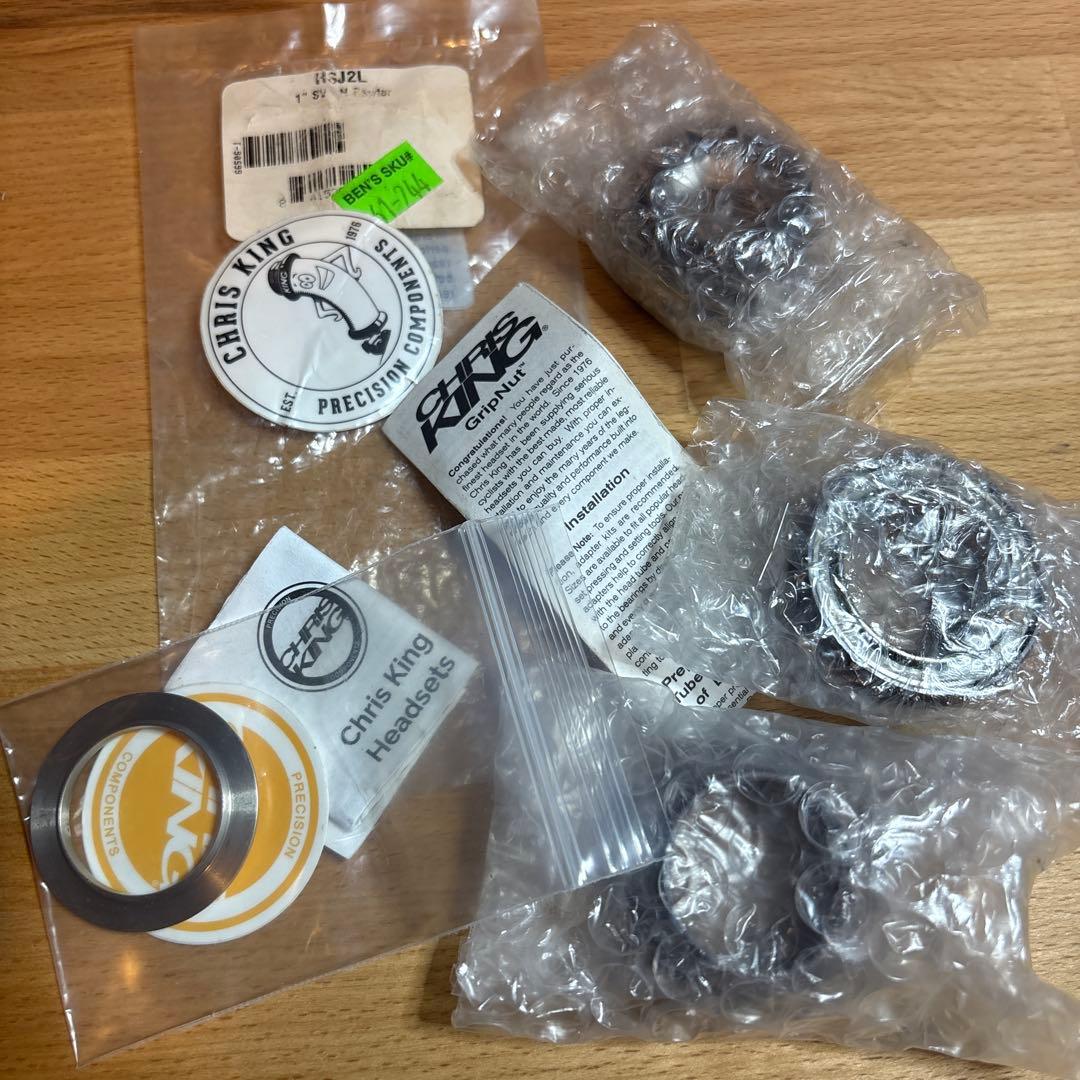 CHRIS KING GRIPNUT 1 インチITA スレッドヘッドセット