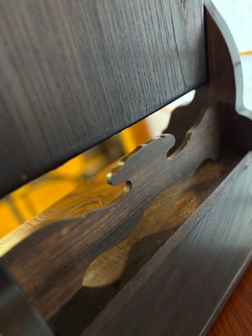 骨董品 明治、大正指物師による特別注文の芸者鏡台。