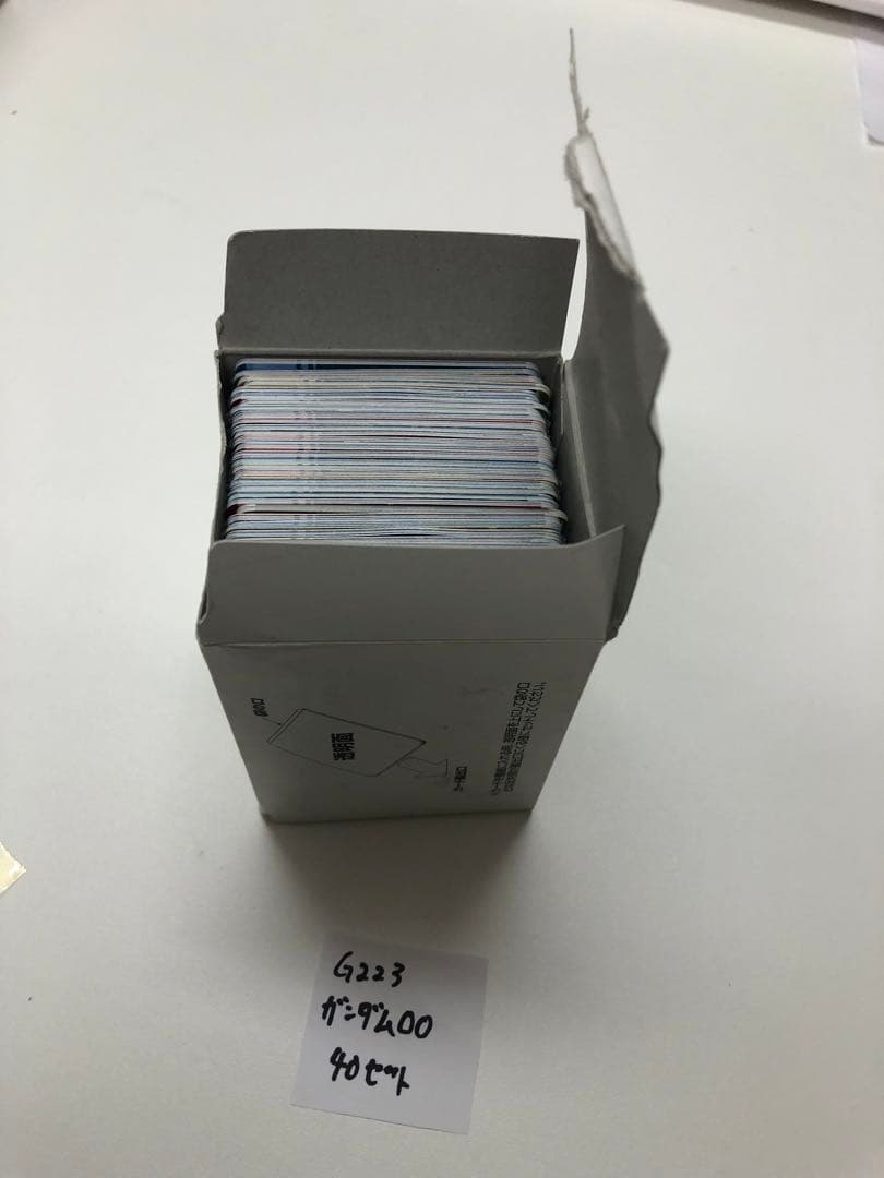 G223-ガンダムOO【開封未使用カードダス】40セットcarddass