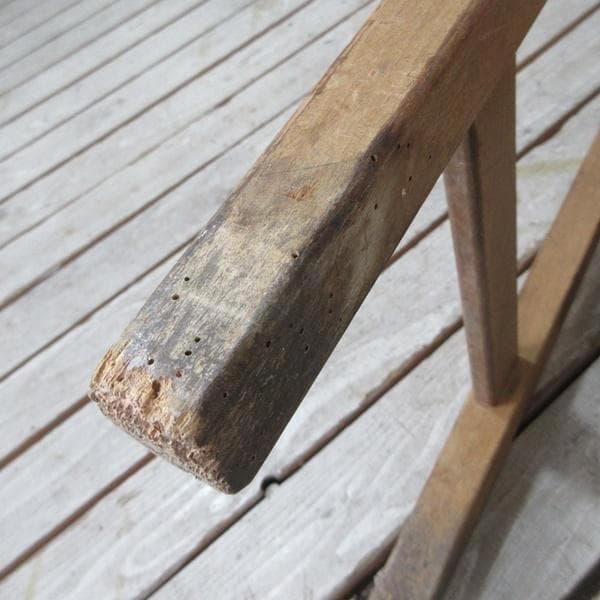 レア イギリス製 アンティーク 家具 スクールデスク 机 2人掛け 6047e