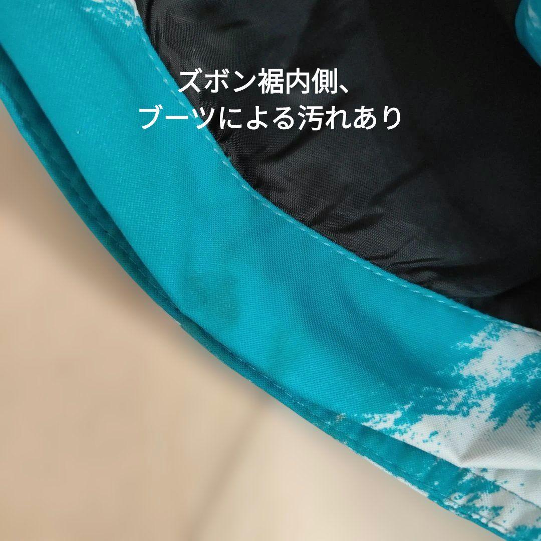 ミズノ スキーウェア上下セット ◆デモモデル◆　Mサイズ　メンズ　水色×赤