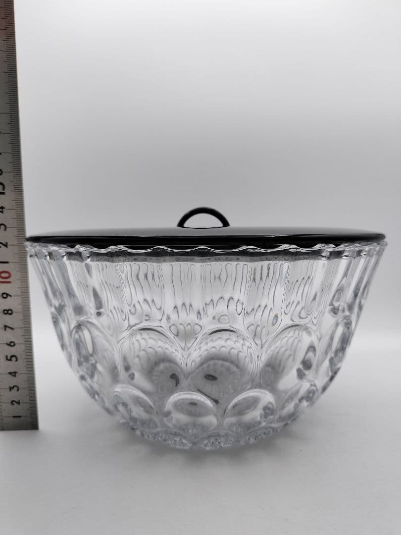 c094 水指 義山 ガラス SOGA 茶道具 古物