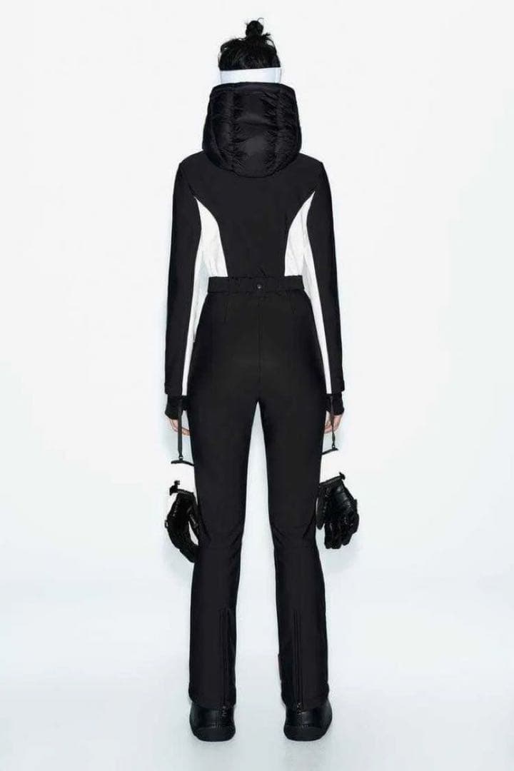 新品 ZARA 定価31,990円 フード付 ジャンプスーツ XS 1点限り♪