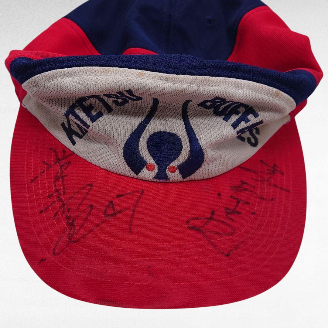 激レア 近鉄バファローズ キャップ サイン入り 野球帽 帽子 当時物 レトロ