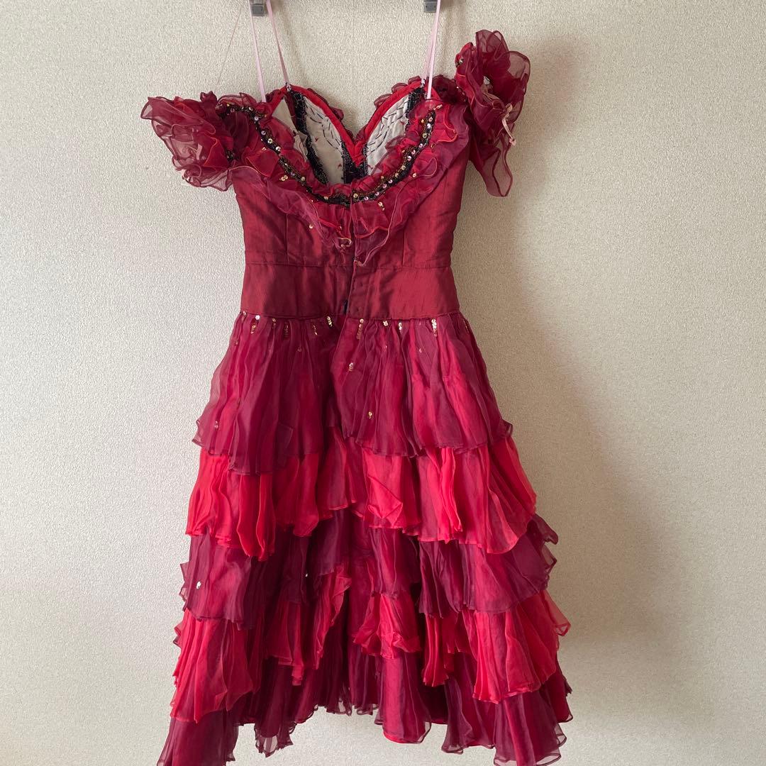 バレエ衣装　大人　赤