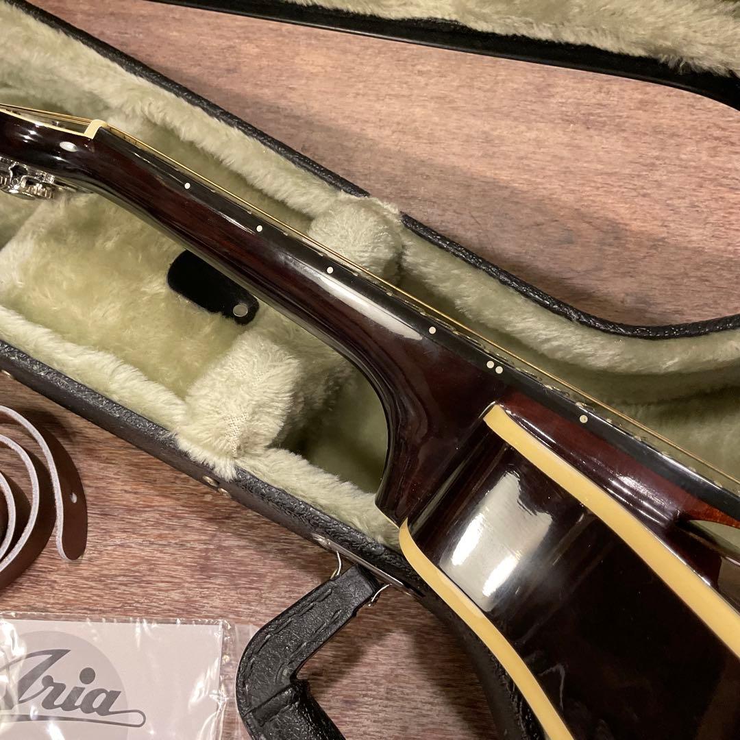 極美品！Aria アリア AM200 フラット マンドリン ハードケース付き