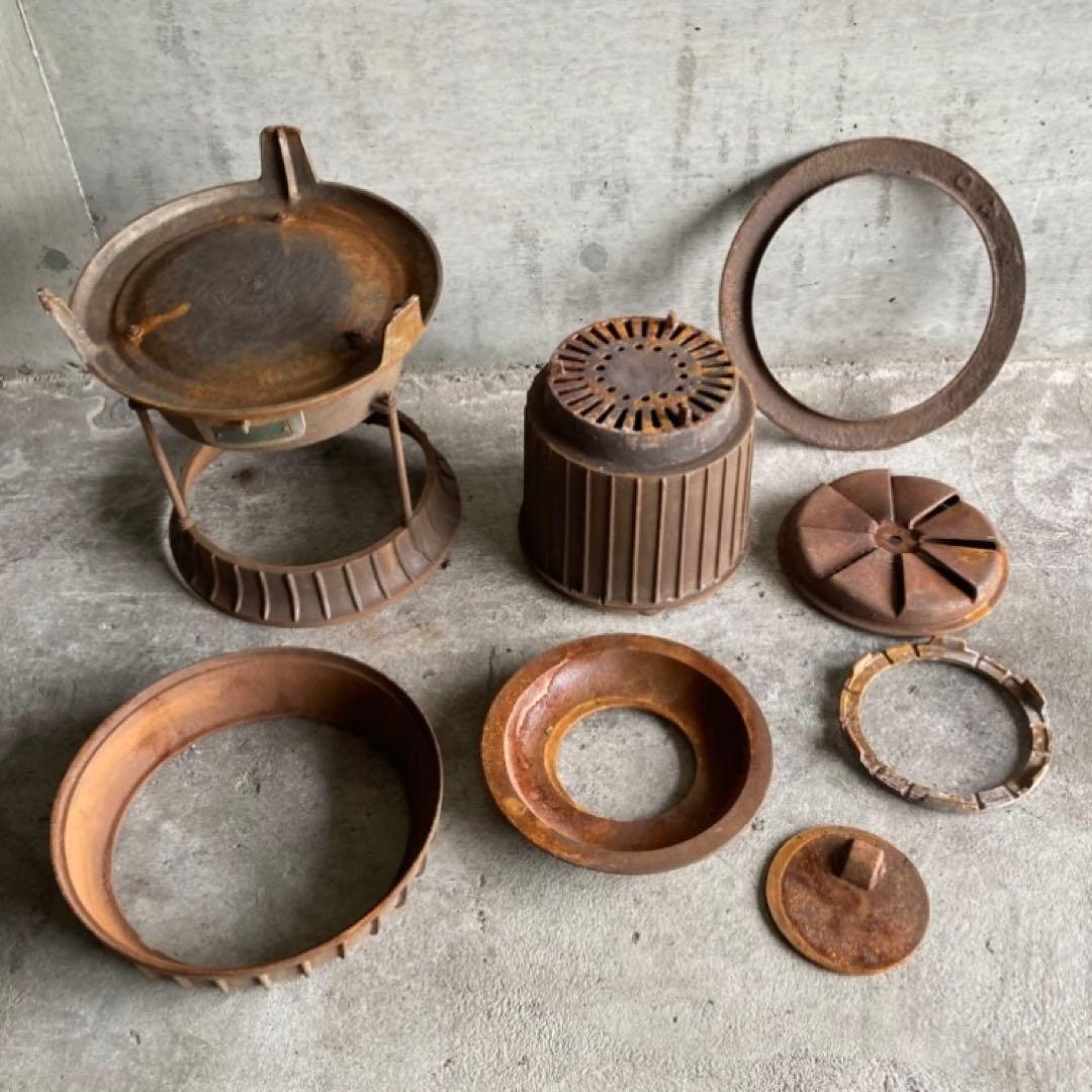 CENTER 薪ストーブ ダルマ 鋳物 鉄製 シャビー レトロ ヴィンテージ