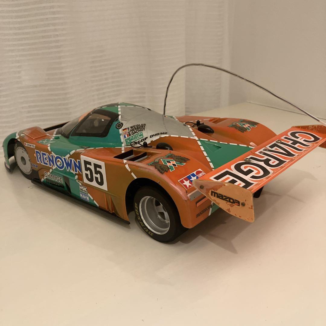 タミヤ 1/10 RCカーMAZDA 787B SANWA DAラジコン送信機付