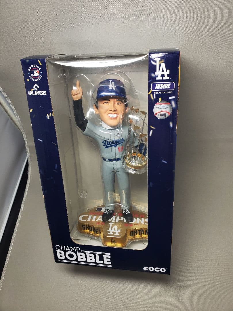 MLB 大谷翔平 ワールドシリーズ ボブルヘッド ドジャース 金の台座のレア品