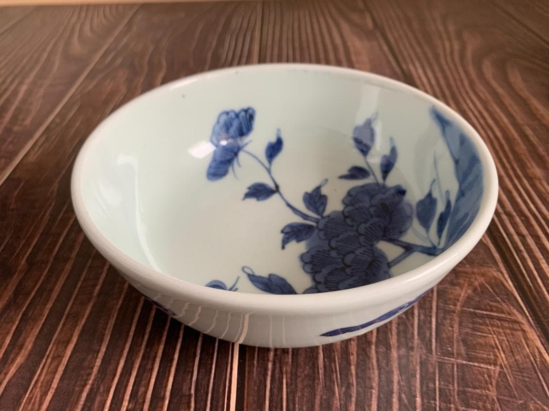 ✨SALE✨染付中鉢３種　幕末～明治期　レトロ　アンティーク　時代骨董