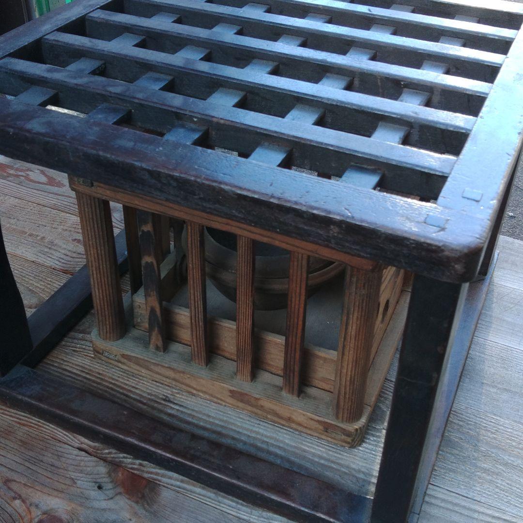 古民具　コタツ　古い暖房器具