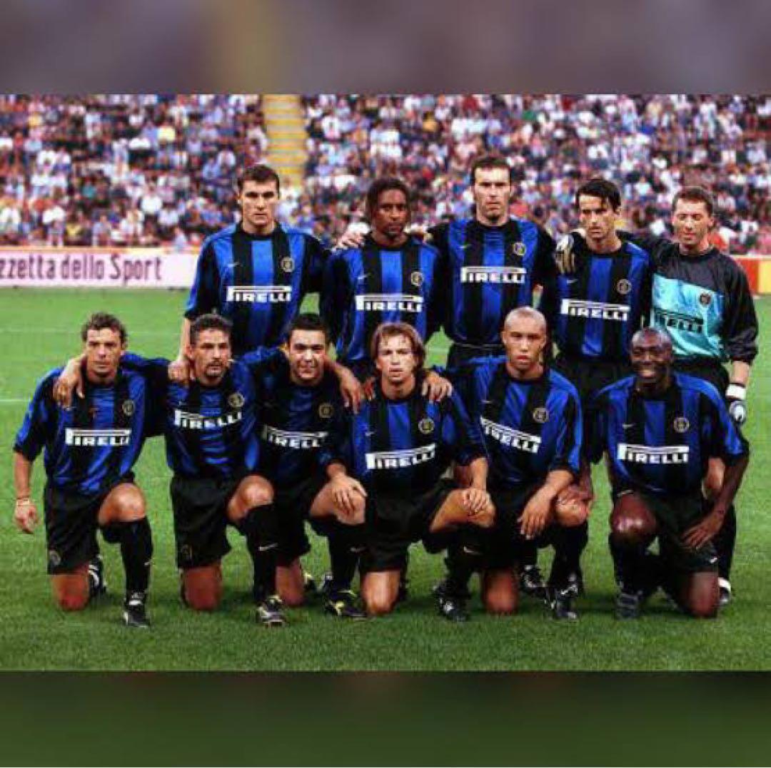 正規品 99/00 インテル•ミラノ ユニフォーム ロナウド Lサイズ