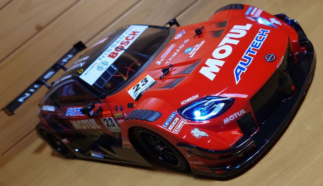 MOTUL AUTECH Z LEDライト付＆プロポバッテリー充電器完成品セット