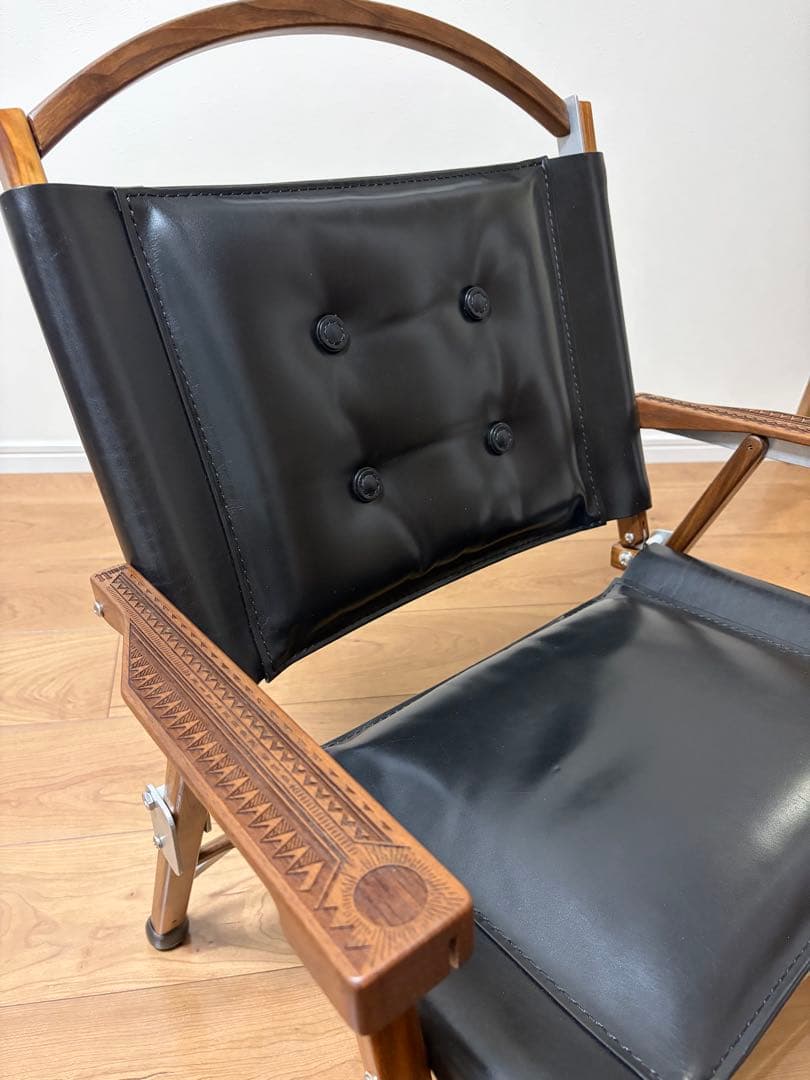 フルカスタム カーミットチェア ウォールナット レザーシート ヒジワル