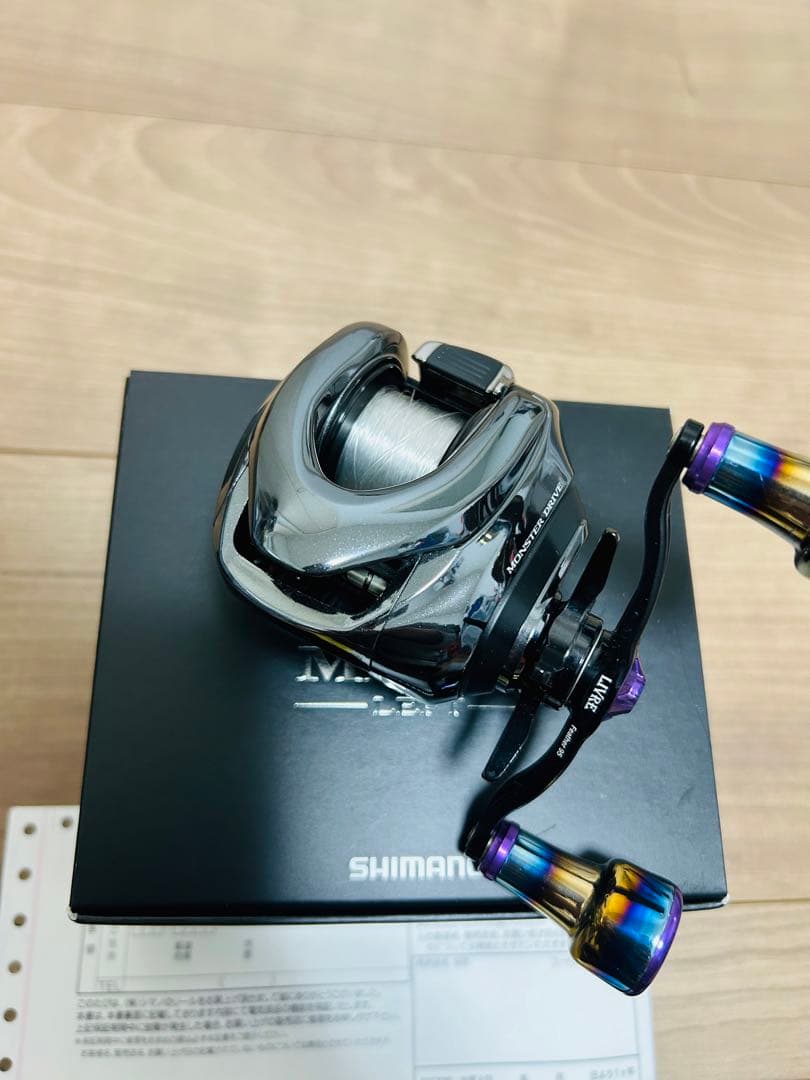 左ハンドルシマノ 18アンタレス DCMD LEFT 美品　　リブレ限定ハンドル