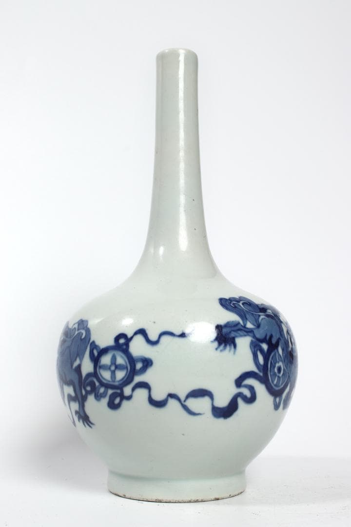 染付 瓶 古美術 古玩 陶器 磁器