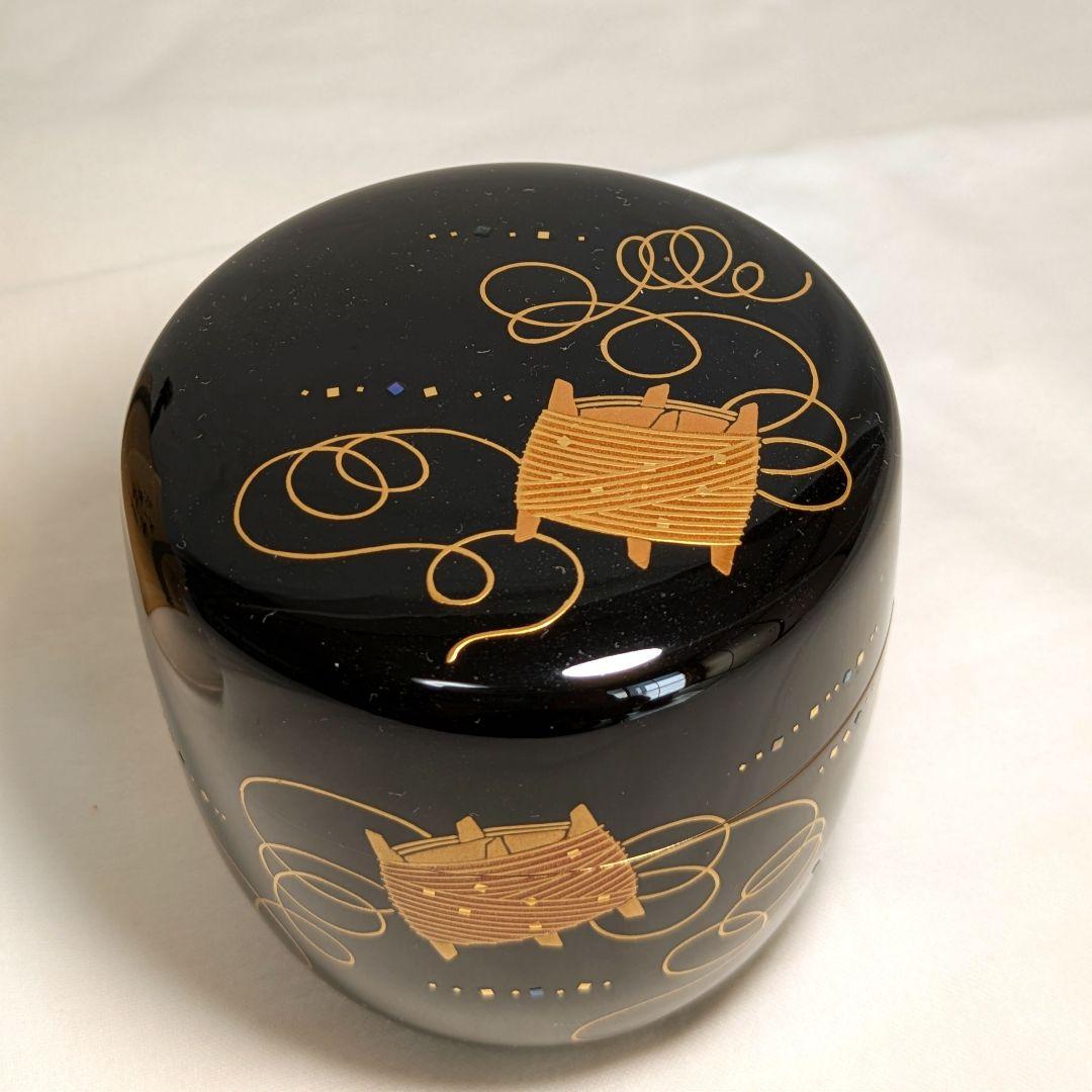 美品です！茶道具 大棗 糸巻 蒔絵 竹内幸斉