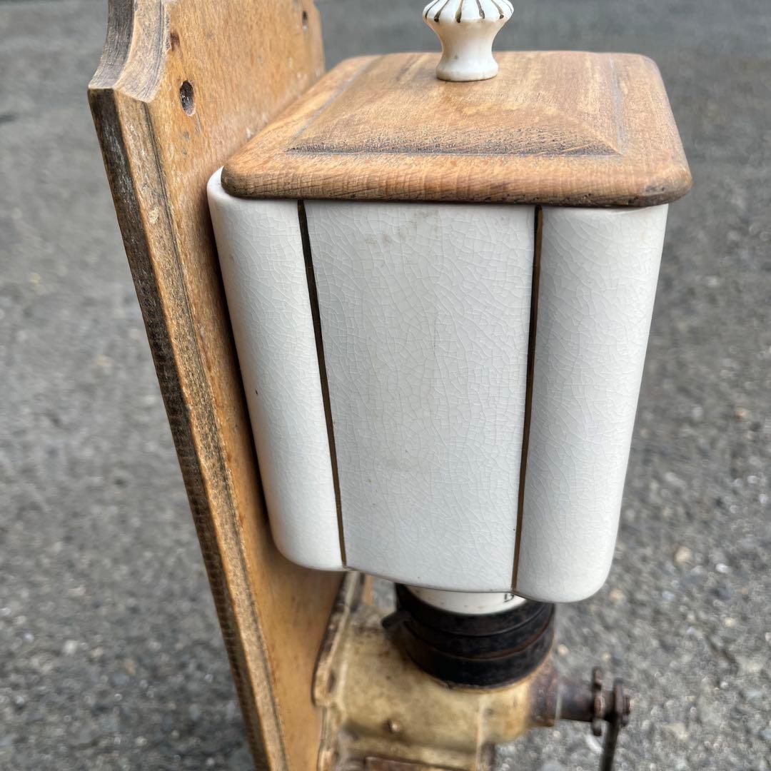 壁掛け コーヒー ミル グラインダー ビンテージ ヨーロッパ 西洋