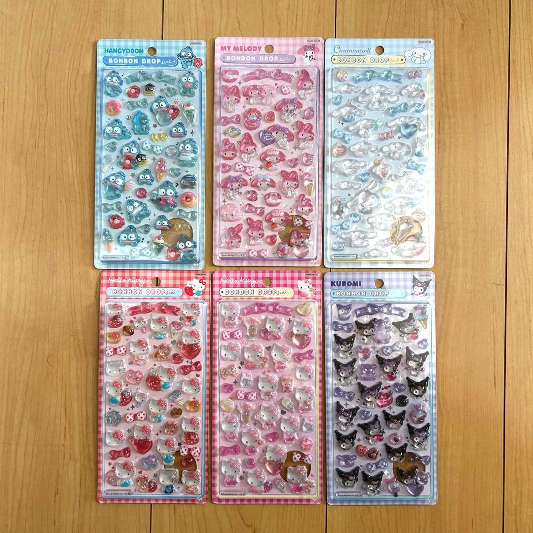 全て国内正規品　サンリオ　シールまとめ売り