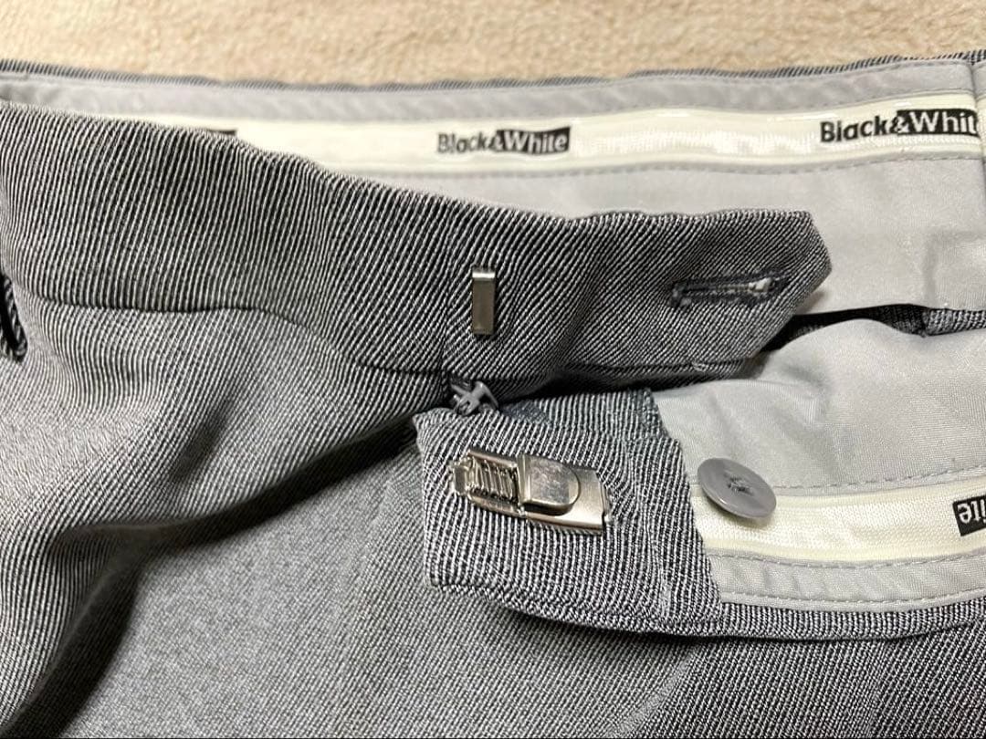 Block&White スラックス 2点セット グレー ネイビー 長ズボン