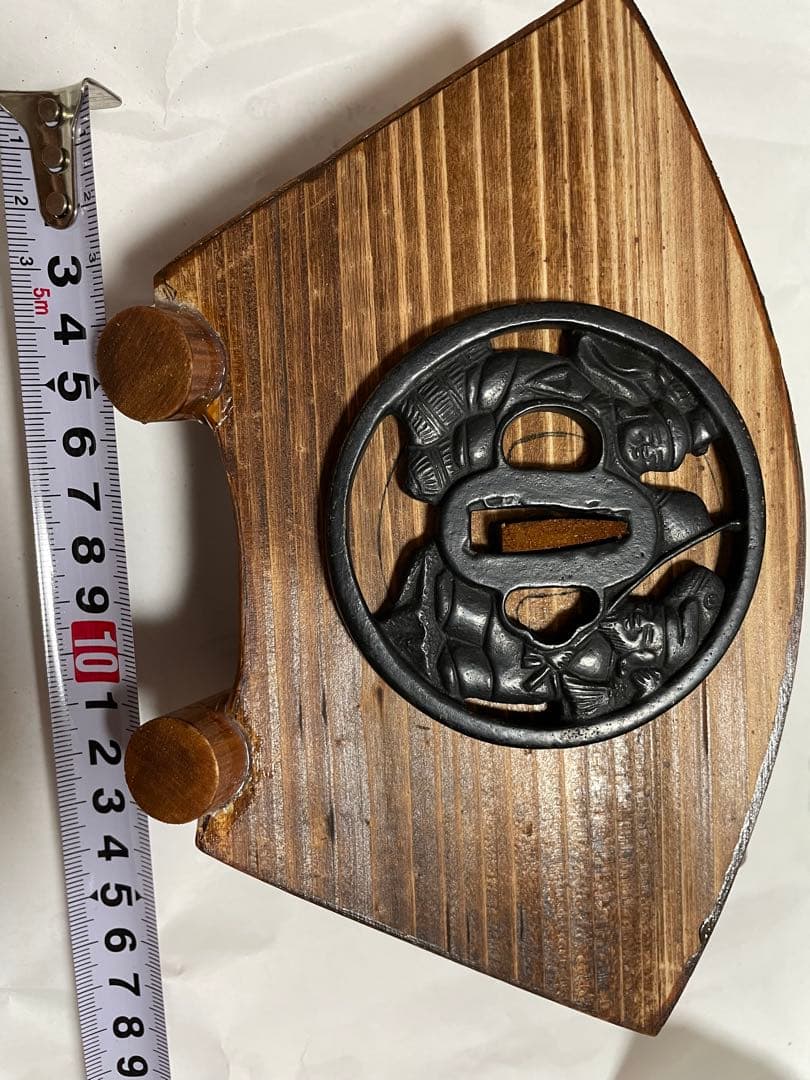 鍔　恵比寿大黒図透かし鍔