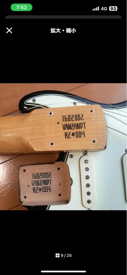 Vanzandt STV-R2 マダガスカルローズ指板