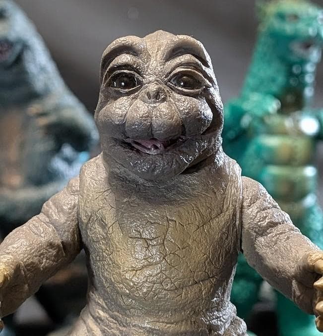 ゴジラ＆ミニラ＆ガバラ（Ｙ・ＭＳF）ソフビフィギュア３体セット