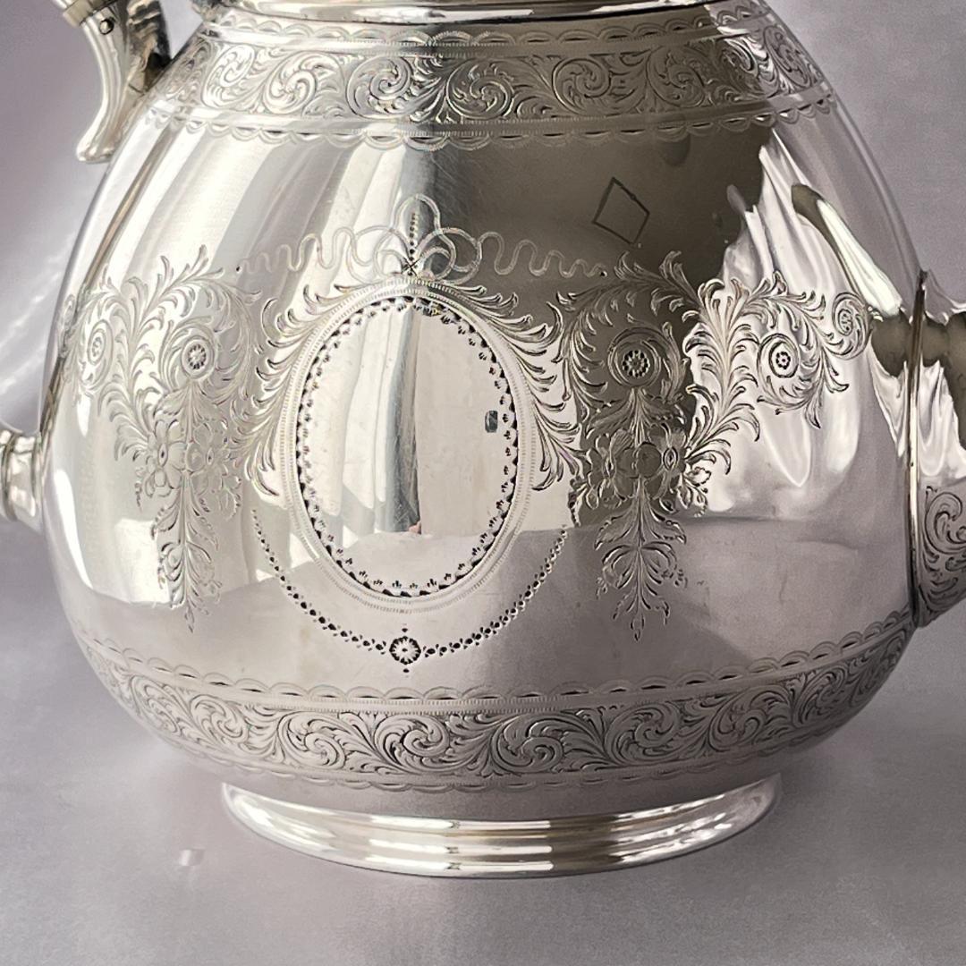 【Elkington】 ビクトリアンのティーサービス 4点 ティーポット