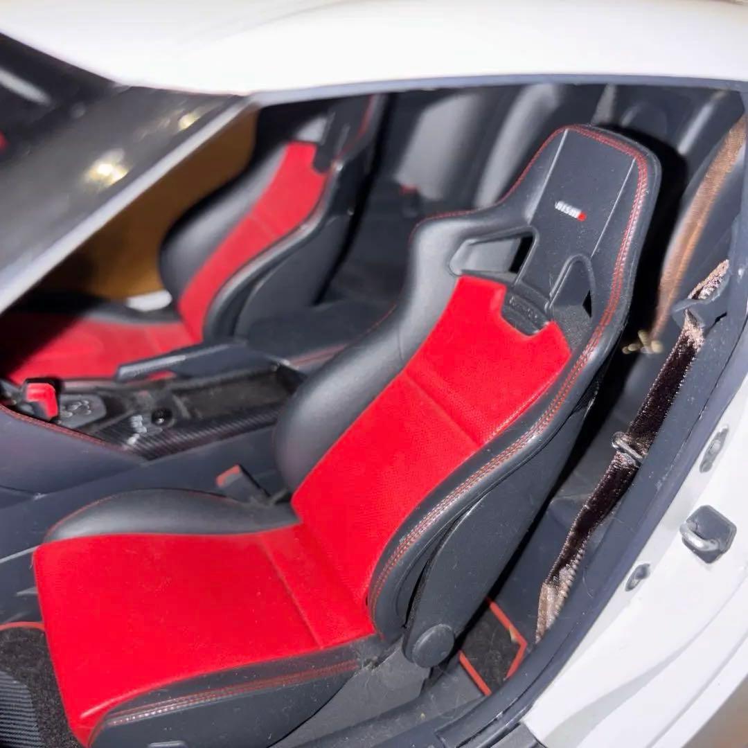 『リアウイング補修歴あり』デアゴスティーニ　1/8 GT-R R35 ニスモ