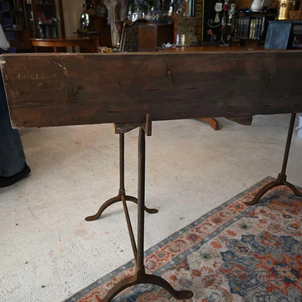 L3710-6 英国アンティーク ファームテーブルアトリエ テーブル 作業台