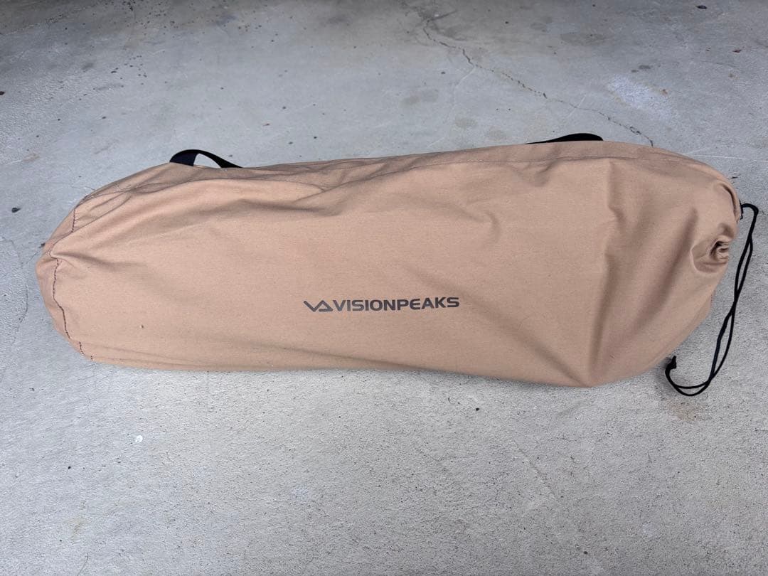 【美品】ビジョンピークス TCルーテント 3人用（他社製グランドシート付）