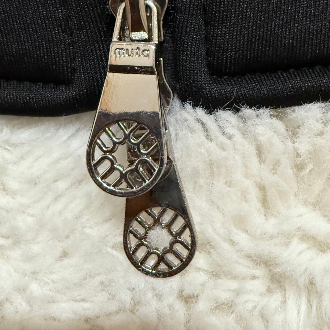 未使用級 ムータマリン ボンディング ジャケット 裏地総柄 MA-1 ブラック