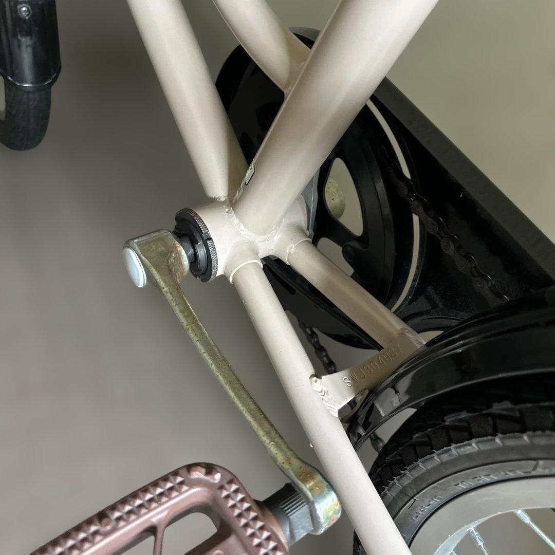 ミキールさま専用　自転車 ベージュ　小径車　アサヒサイクル　ブライトデイ　20イ